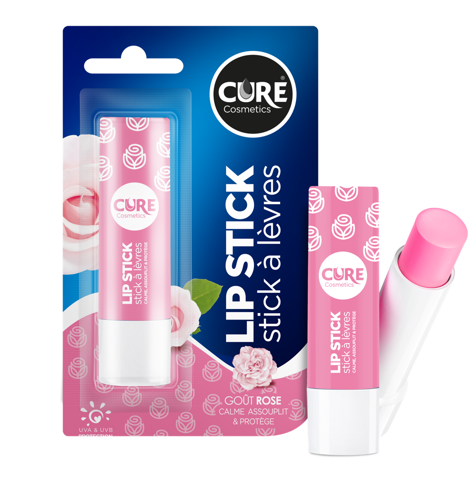 CURE LIP STICK ROSE 4GR 