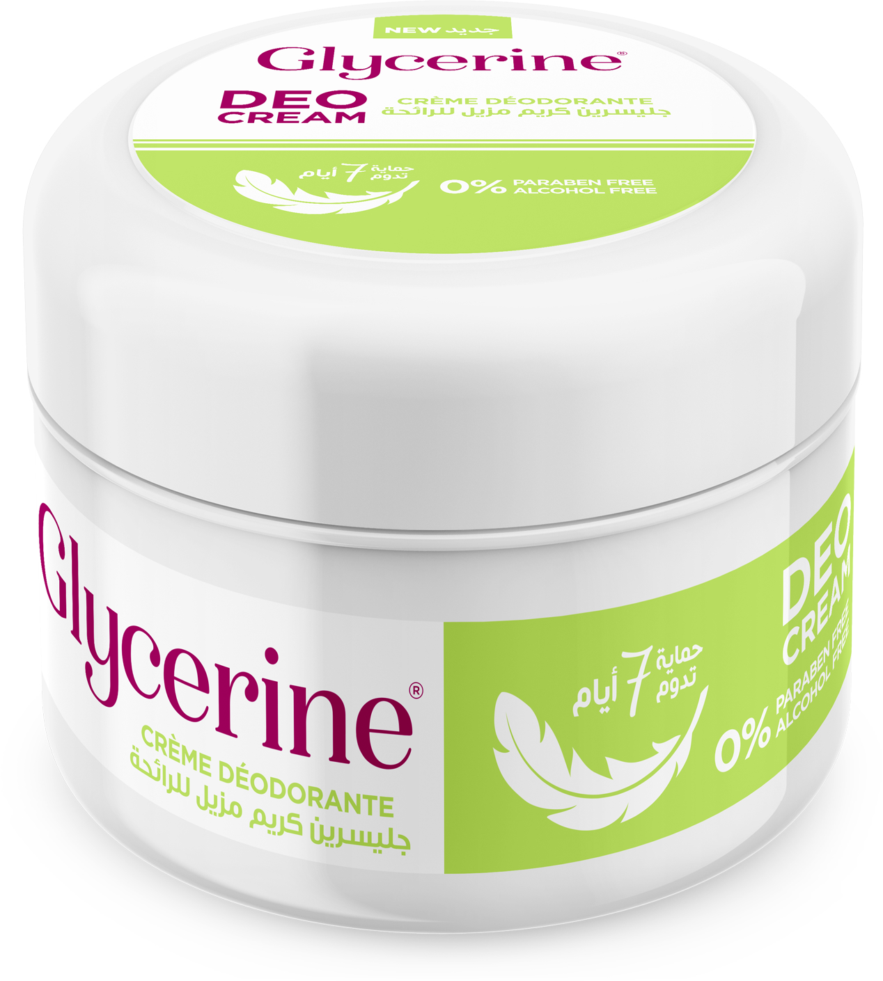 GLYCERINE DEO CREAM DEODORANTE 125ML GREEN 
