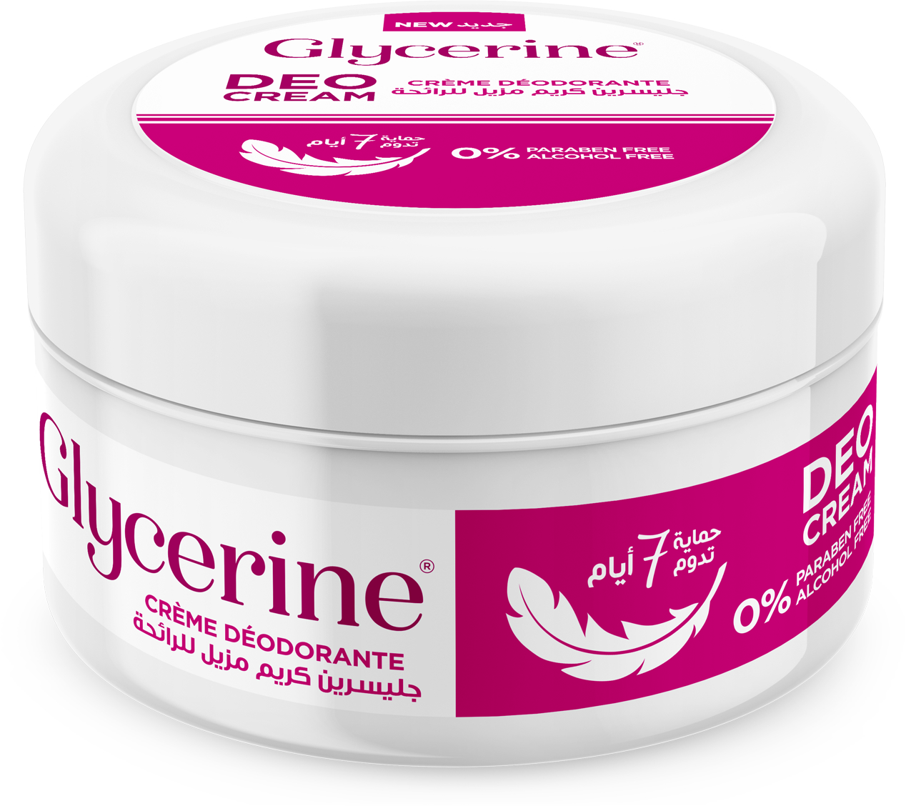 GLYCERINE DEO CREAM DEODORANTE 75ML PINK 