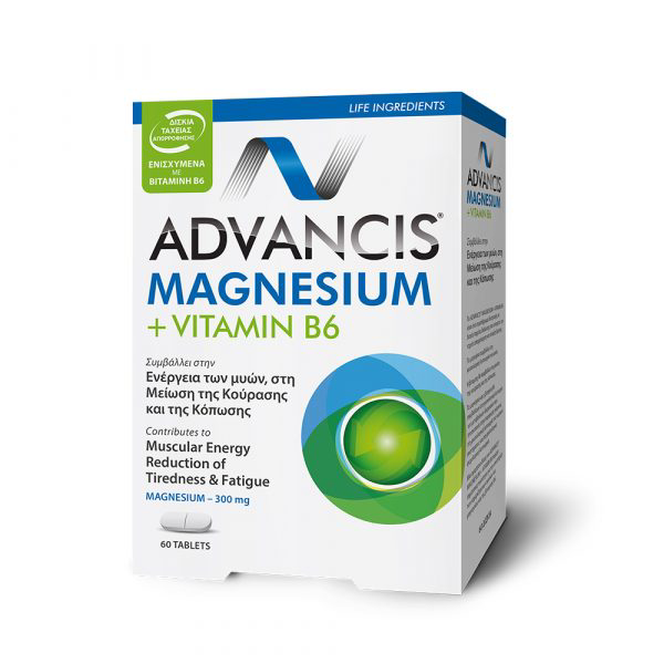 ADVANCIS MAGNESIUM + VIT B6 60 TAB