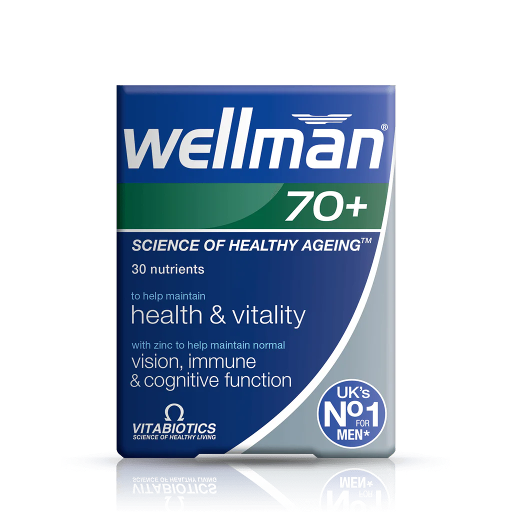 WELLMAN 70+ VITABIOTICS 30TAB