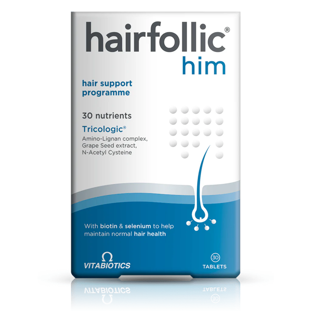 HAIRFOLLIC MAN VITABIOTICS 60TAB