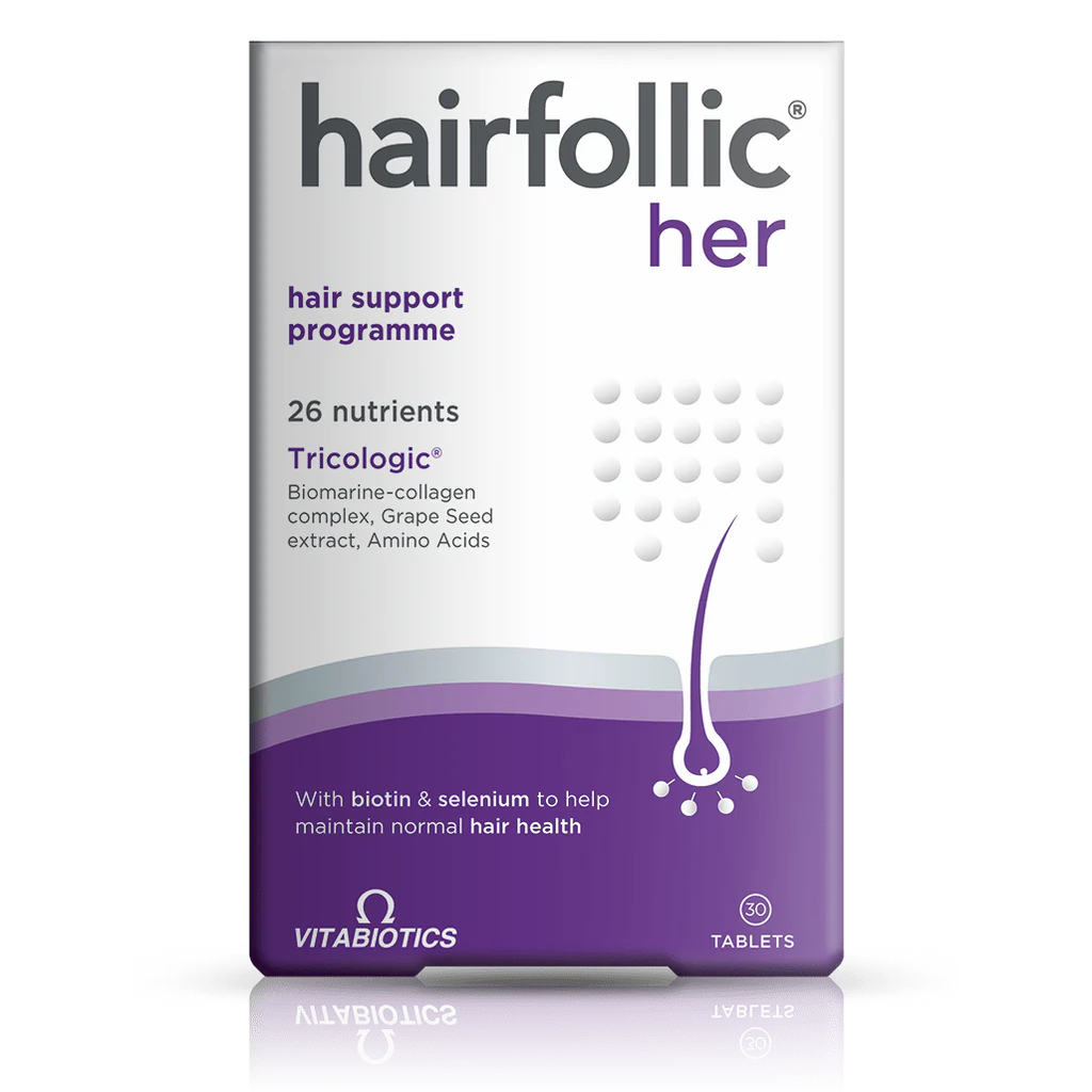 HAIRFOLLIC WOMAN VITABIOTICS 60TAB