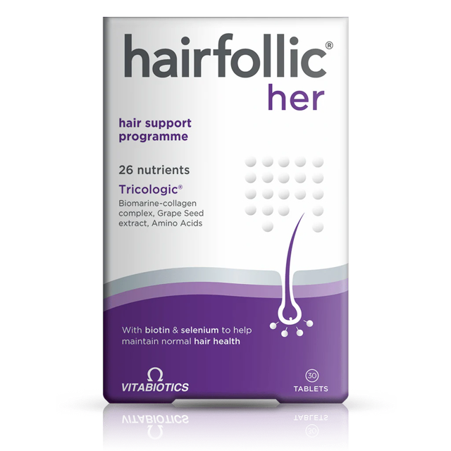 HAIRFOLLIC WOMAN VITABIOTICS 60TAB