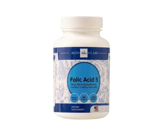 FOLIC ACID 5MG 60TAB - RITO