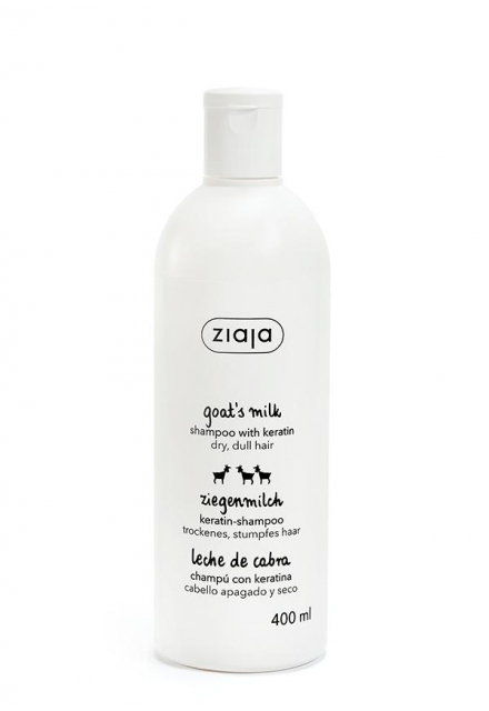 ZIAJA GOAT'S MILK SHAMPOO WITH KERATIN 400ML 