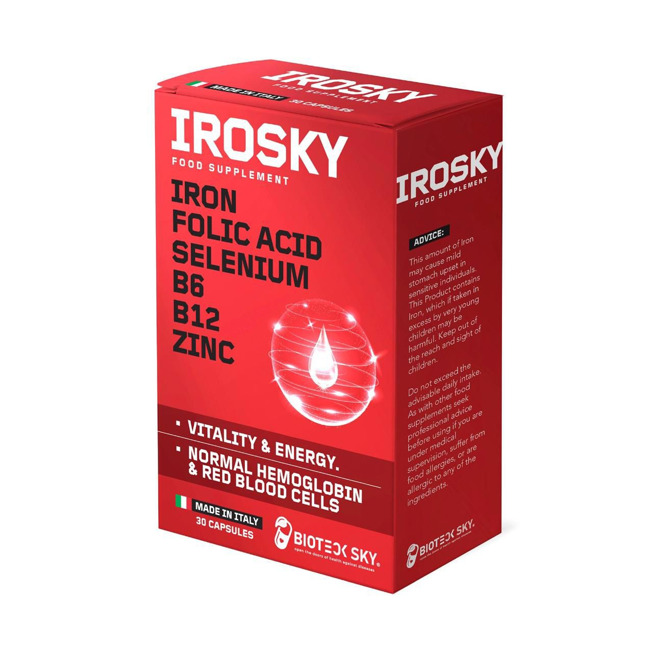 IROSKY 30CAP (BIOTECK SKY FOOD SUPPLEMENTS)
